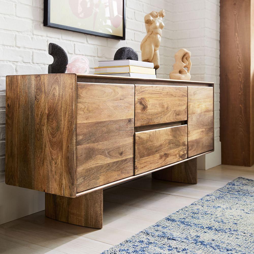 Anton Solid Wood Sideboard 160 cm West Elm UK